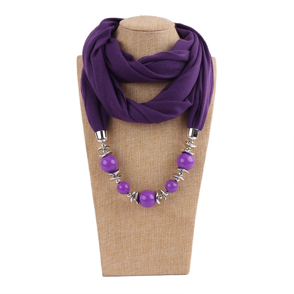 Şifon Eşarp Düz Renk Boncuklu  - Infinity Scarf Knit incelemesi ve fiyatı