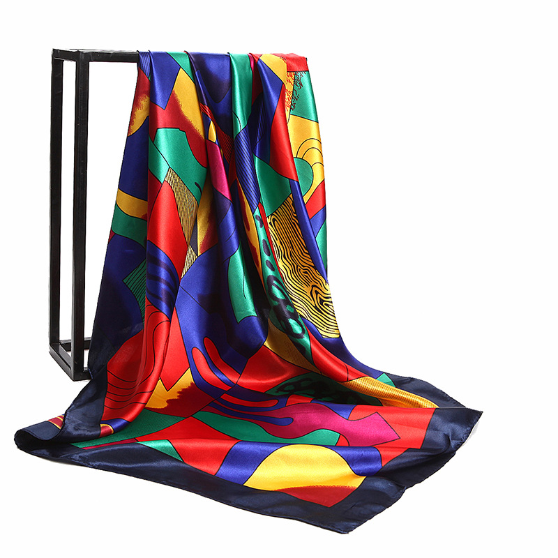 Kadın ipek eşarp zarif çiçek b - Scarf Silk Square incelemesi ve fiyatı