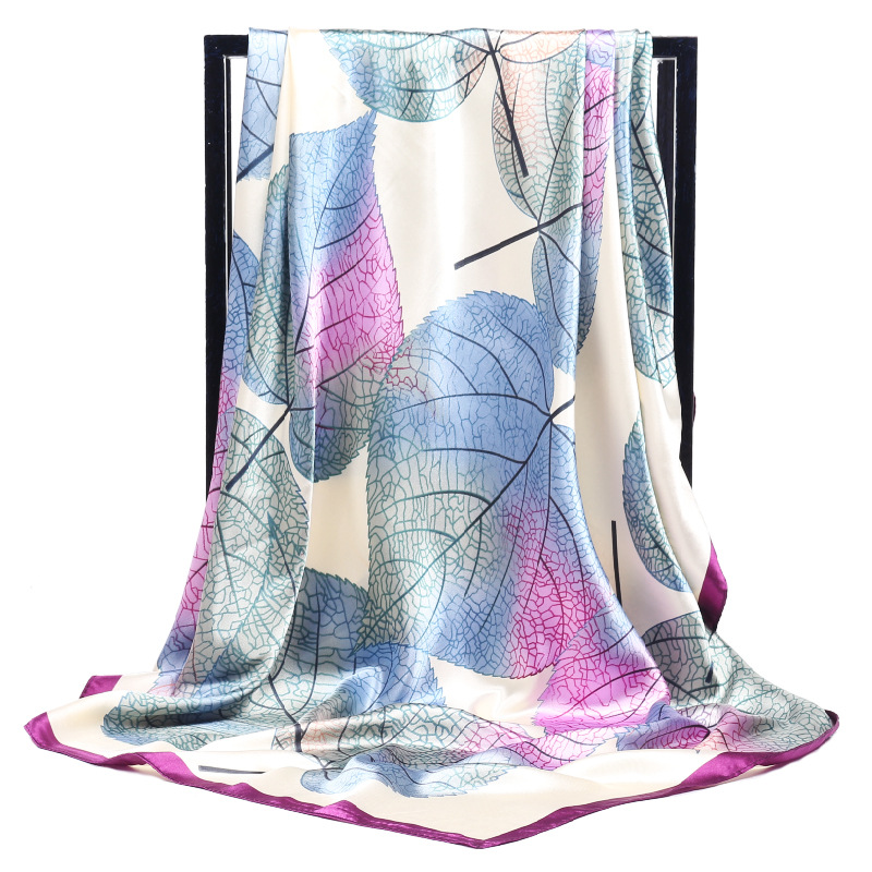 Kadın ipek eşarp zarif çiçek b - Scarf Silk Square incelemesi ve fiyatı