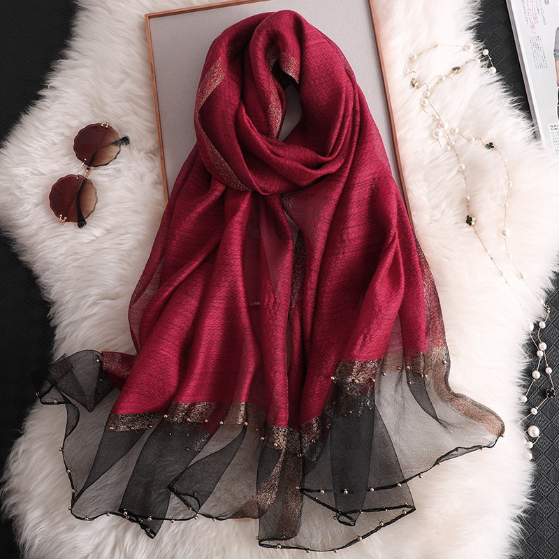 Kadınlar için 2024 lüks 100% i - Scarf Silk Square incelemesi ve fiyatı