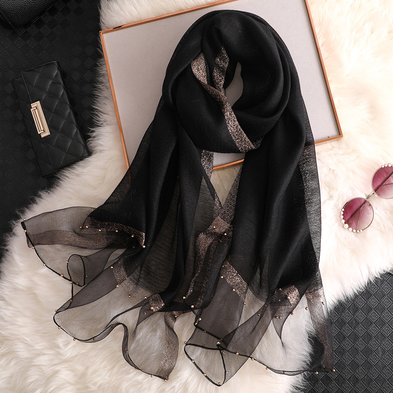 Kadınlar için 2024 lüks 100% i - Scarf Silk Square incelemesi ve fiyatı