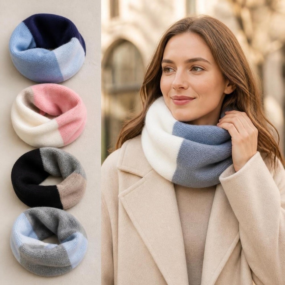 Yumuşak, Renkli, Sonsuz Desenl - Infinity Scarf Knit incelemesi ve fiyatı